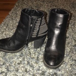 Black booties size 7.5